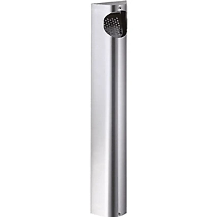 Stainless Steel Wall Ashtray, HxWxD 550 X 110 X 74mm, Capacity 3.5 L