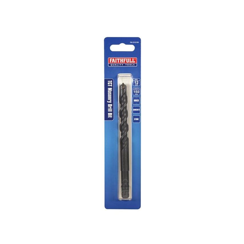 Standard Masonry Drill Bit 12 x 150mm FAIS12150