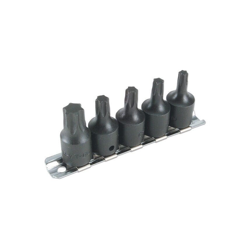 Star Socket Bit Set 3/8"D 5 Piece