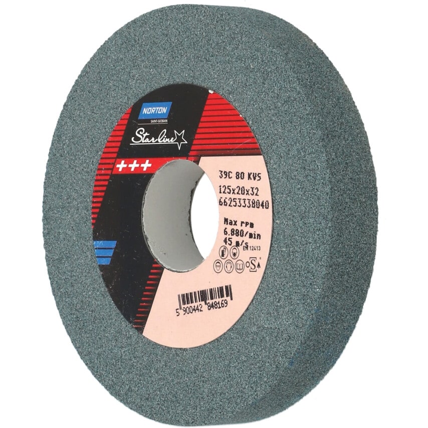 Starline 200x25x31.75 39C60KVSS/C Bench Grinding Wheel