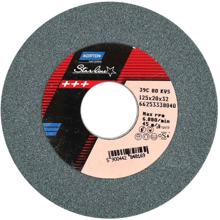 Starline 300x40x127 39C80KVS S/C Bench Grinding Wheel