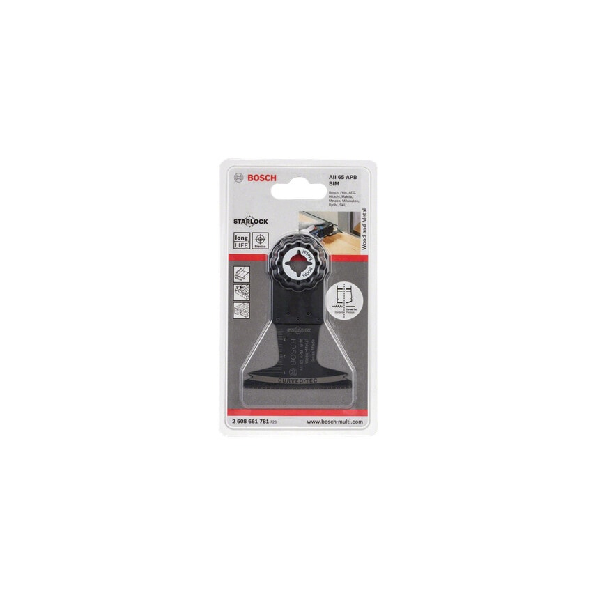 Starlock Bi-Metal Plunge Cut Saw Blade Aii 65 Apb Wood and Metal - 2 608 661 781