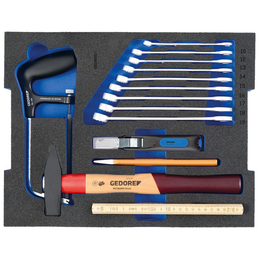 Starter tool assortment in 2/2 L-BOXX 136 module