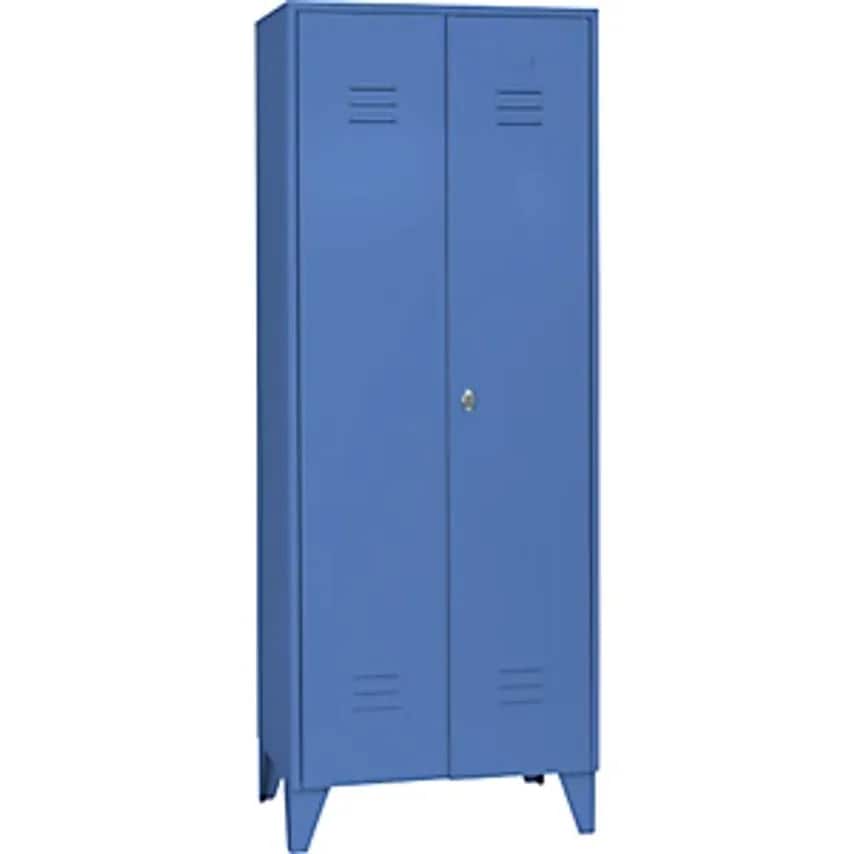 Steel Cupboard, Equipment Cabinet With Stud Feet, Light Blue RAL 5012
