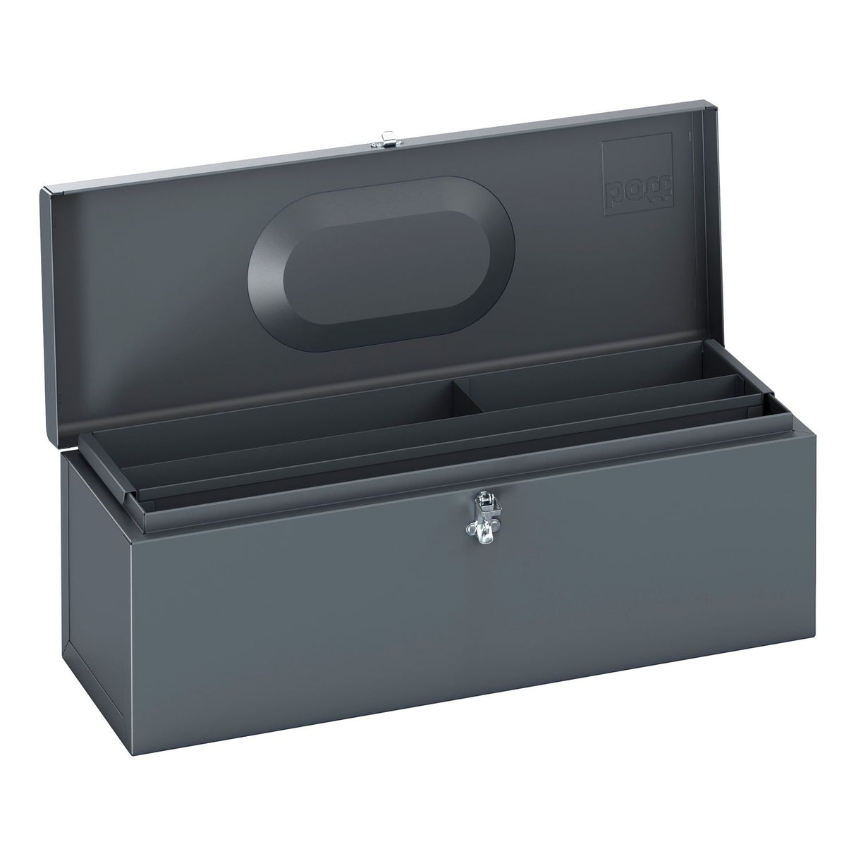 Steel Tool Chest P640 with Small Parts Tray WxDxH 640x250x235mm Anthracite Grey