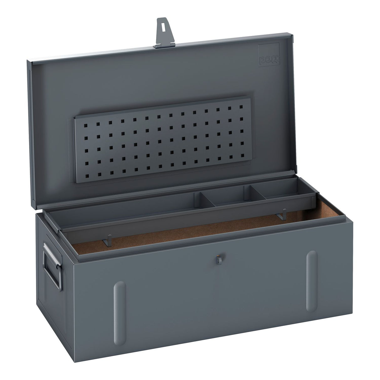Steel Tool Chest U 830 with Small Parts Tray WxDxH 860x472x332mm Anthracite Grey