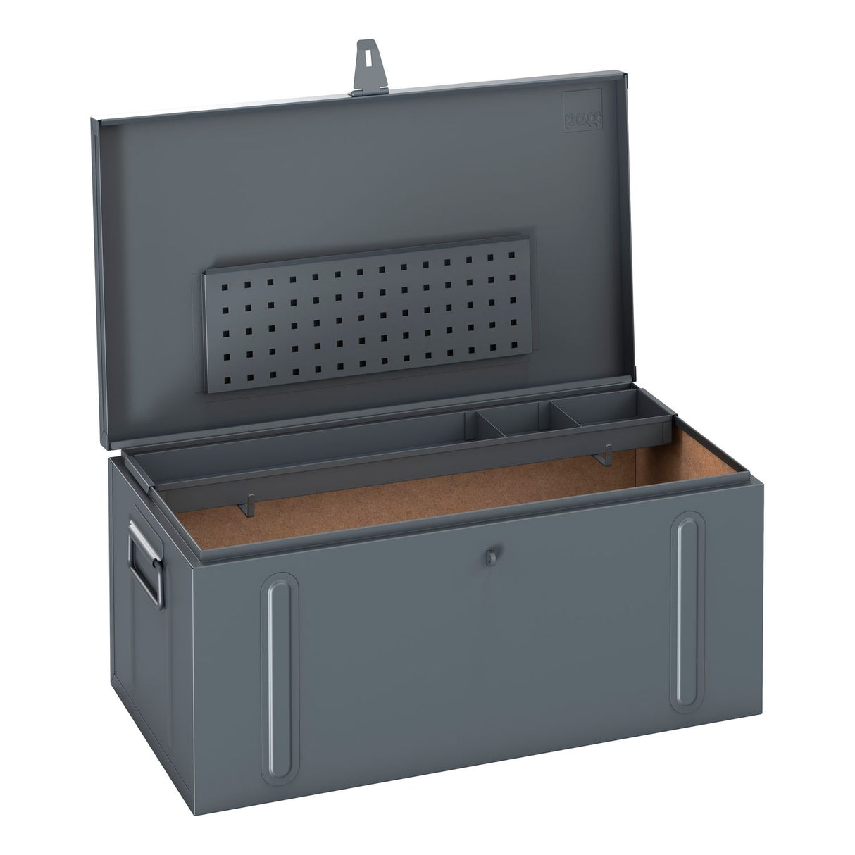 Steel Tool Chest U 910 with Small Parts Tray WxDxH 939x562x424mm Anthracite Grey