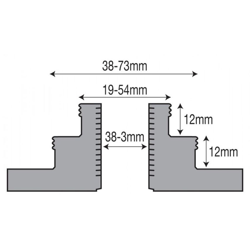Stepped Jaws for Viper3 Chuck
