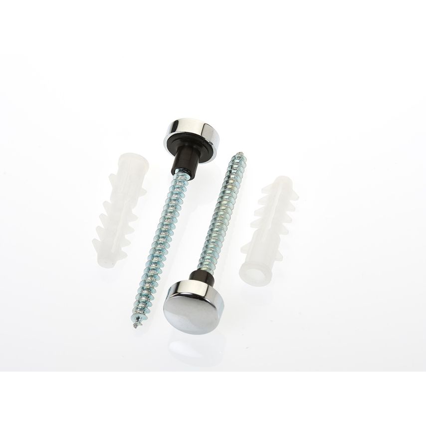 Straight Toilet Fixing Kit with Caps