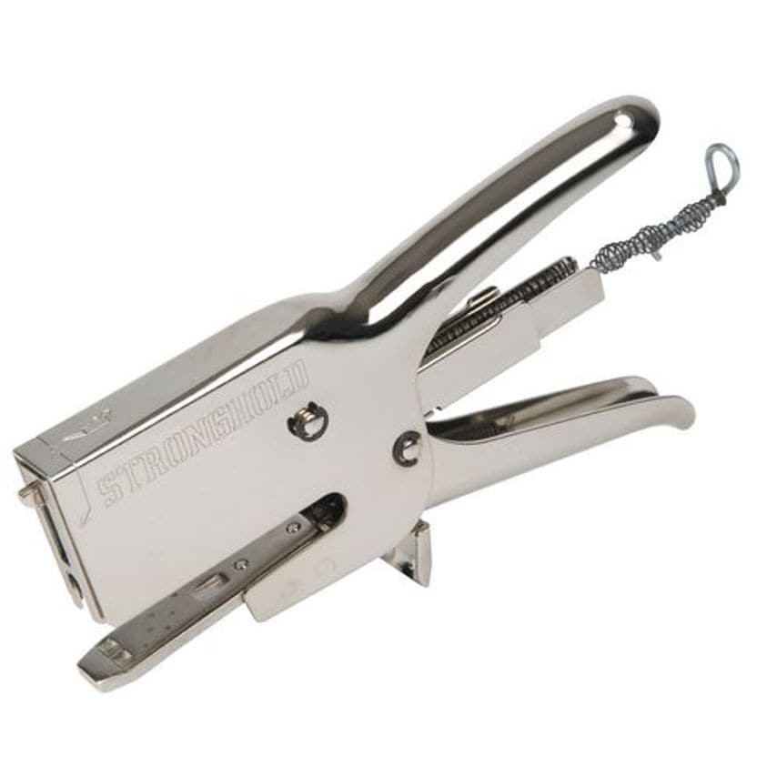 Stronghold Heavy Duty Plier Stapler With Anvil