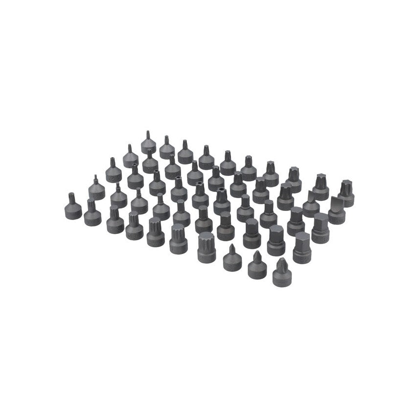 Stubby Bit Set 1/4"D 50 Piece