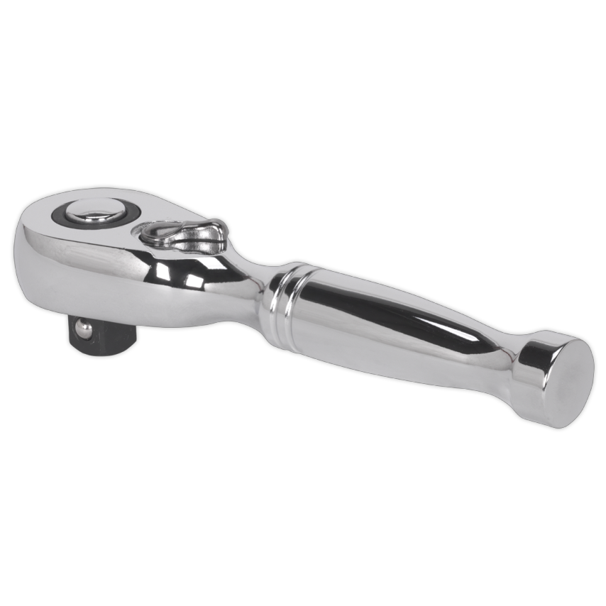 Stubby Ratchet Wrench 3/8" Square Drive Pear-head Flip Reverse