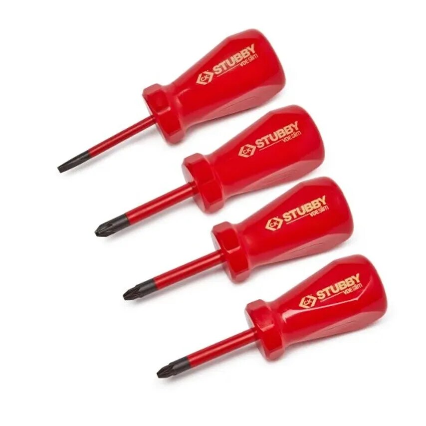 Stubby Screwdriver 4PCE Set