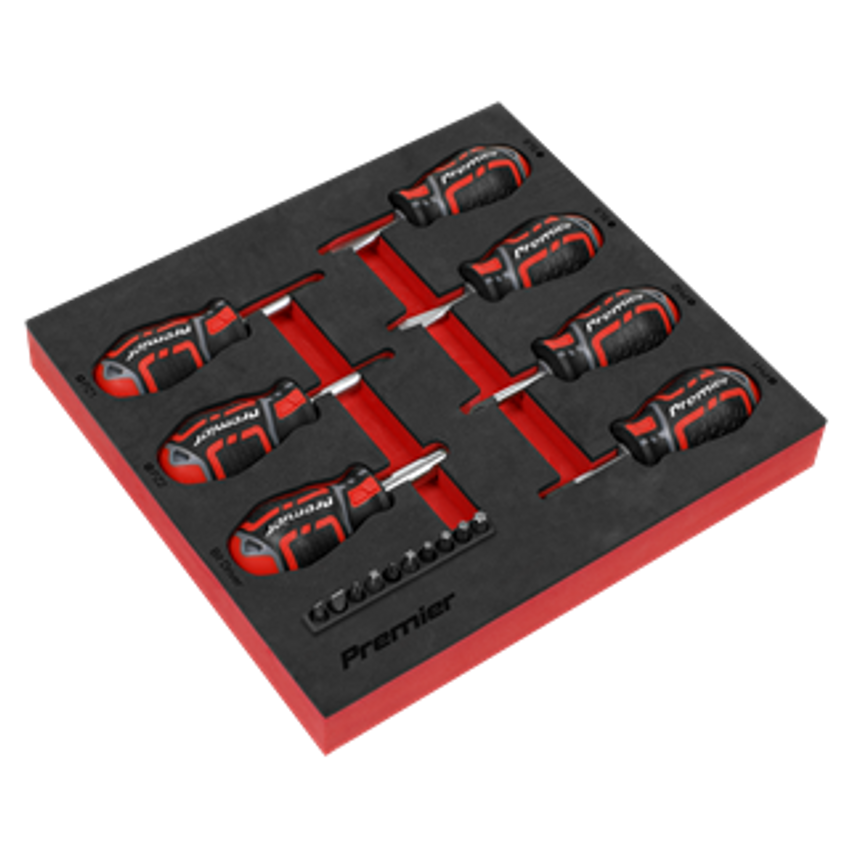 Stubby Screwdriver Set 17pc GripMAX