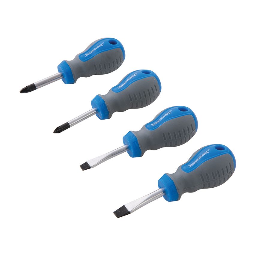 Stubby Screwdriver Set 4 Piece