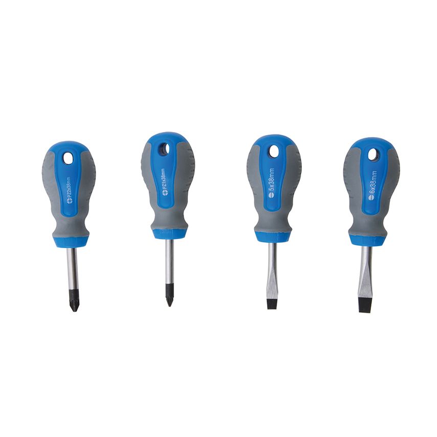 Stubby Screwdriver Set 4 Piece