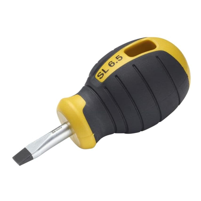 Stubby Slotted Screwdriver 6.5 X 25mm
