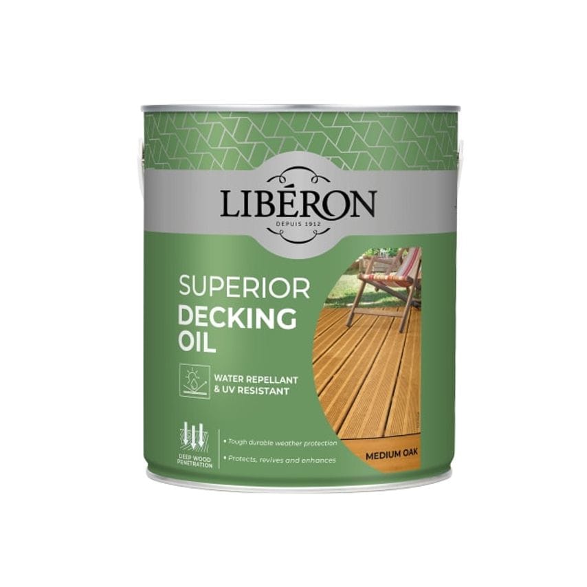 Superior Decking Oil Medium Oak 2. 5 Litre