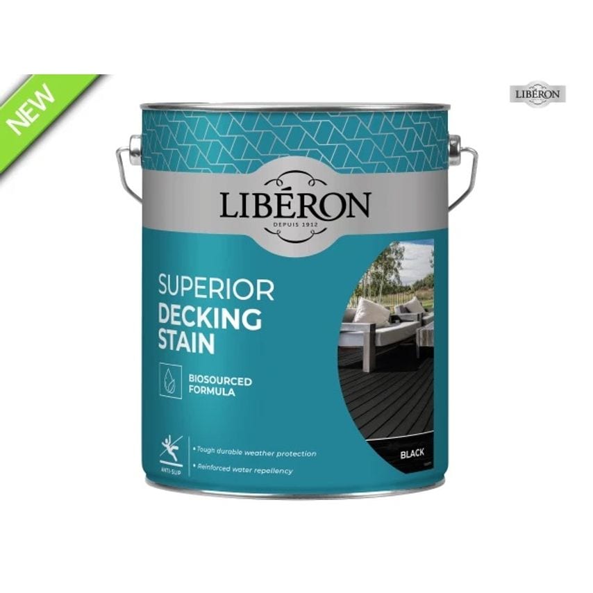 Superior Decking Stain Black 5L