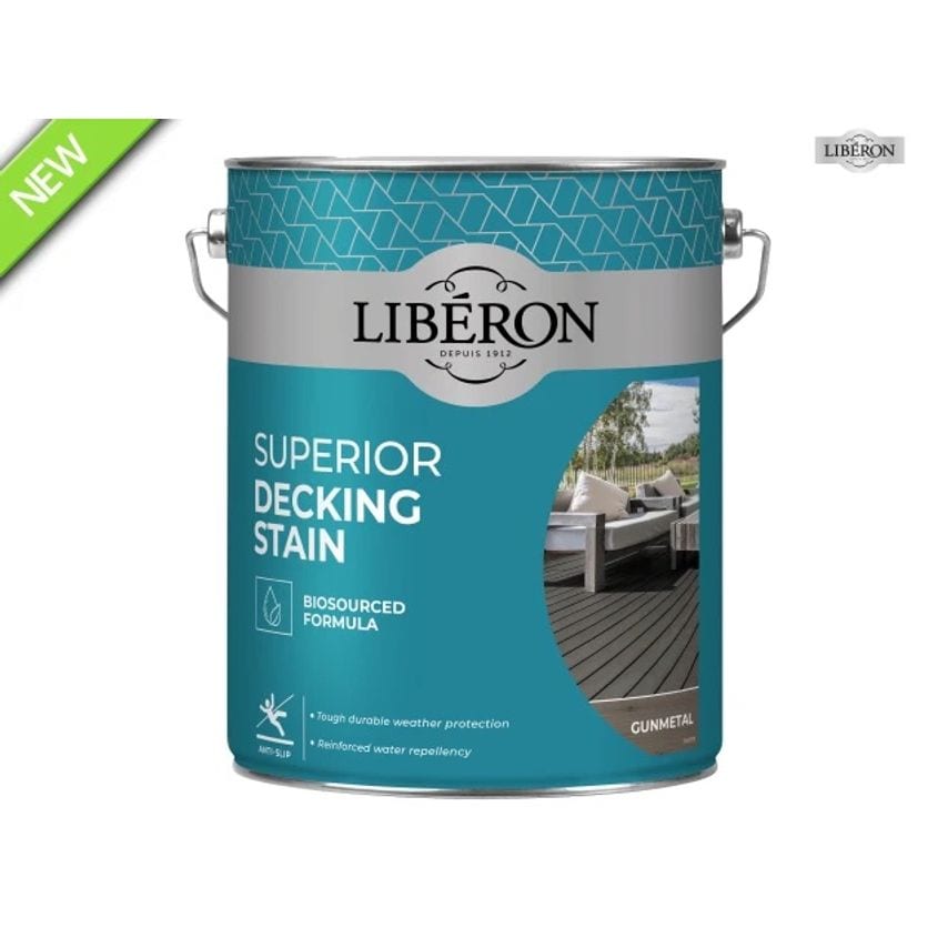 Superior Decking Stain Gun Metal 5L