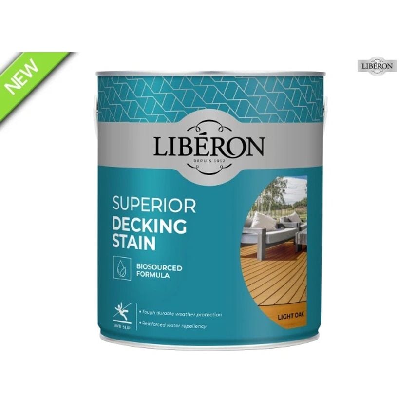 Superior Decking Stain Light Oak 2.5L