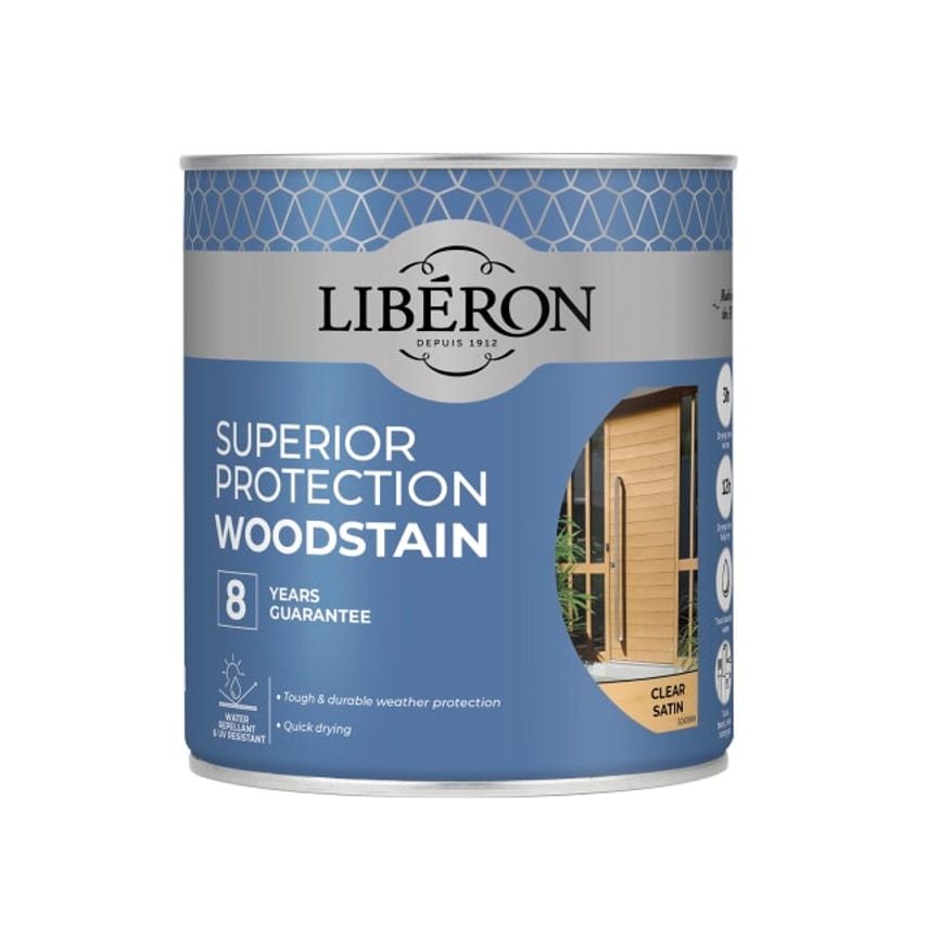 Superior Protection 8 Year Wood Stain Clear Satin - 750ml