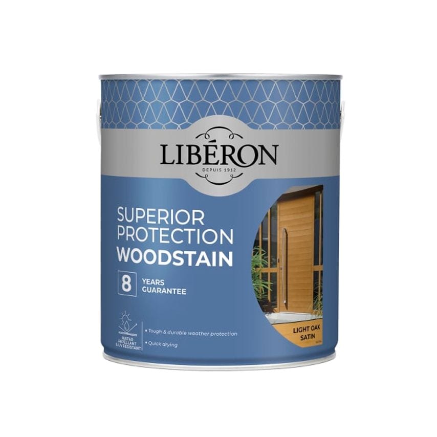 Superior Protection 8 Year Wood Stain Light Oak Satin - 2.5L