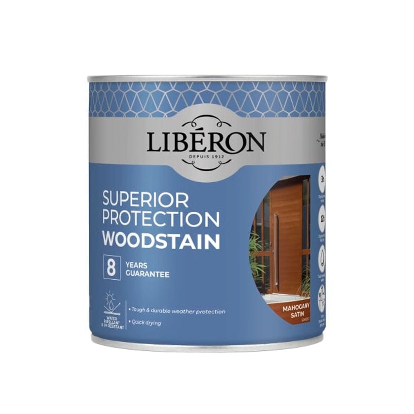 Superior Protection 8 Year Wood Stain Mahogany Satin - 750ml