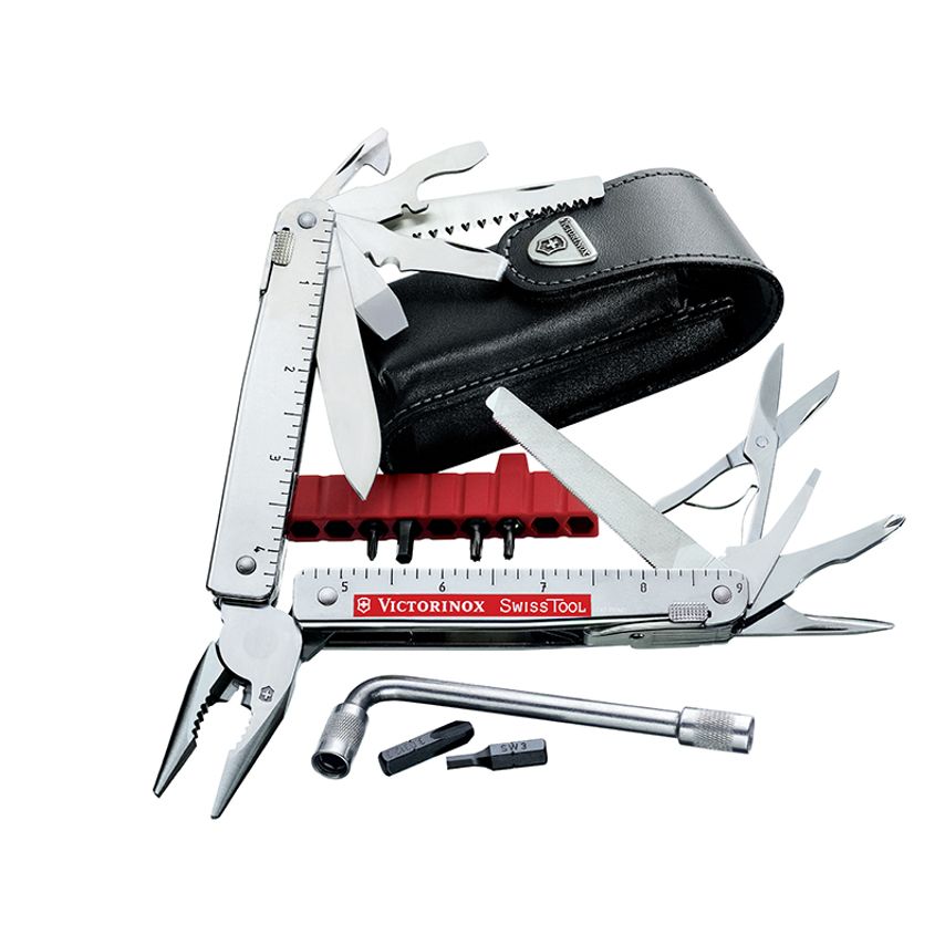 SwissTool X Plus with Corkscrew 3.0338.L VICSWISSCS