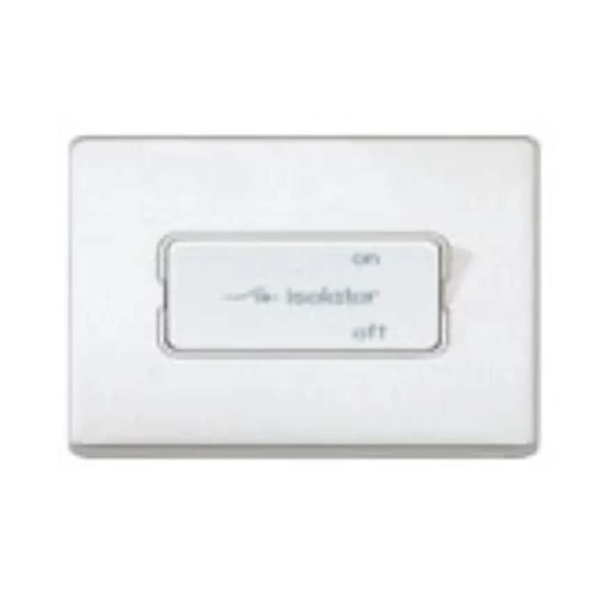 Switch 3P Fan Isolator Lustrous Black Black Insert