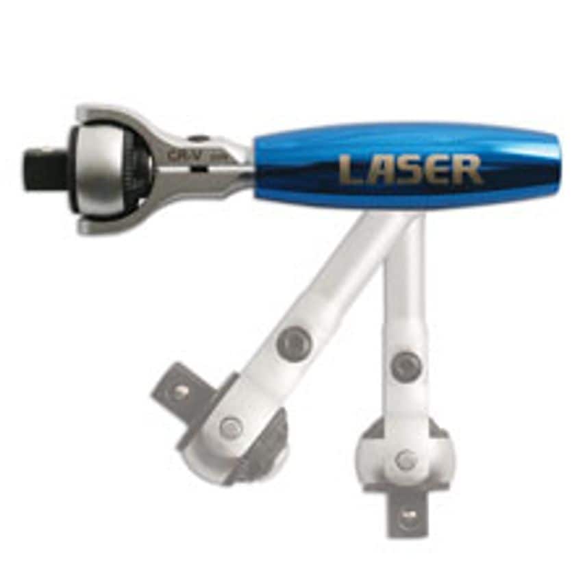 Swivel Head Ratchet 3/8"D (Cd)
