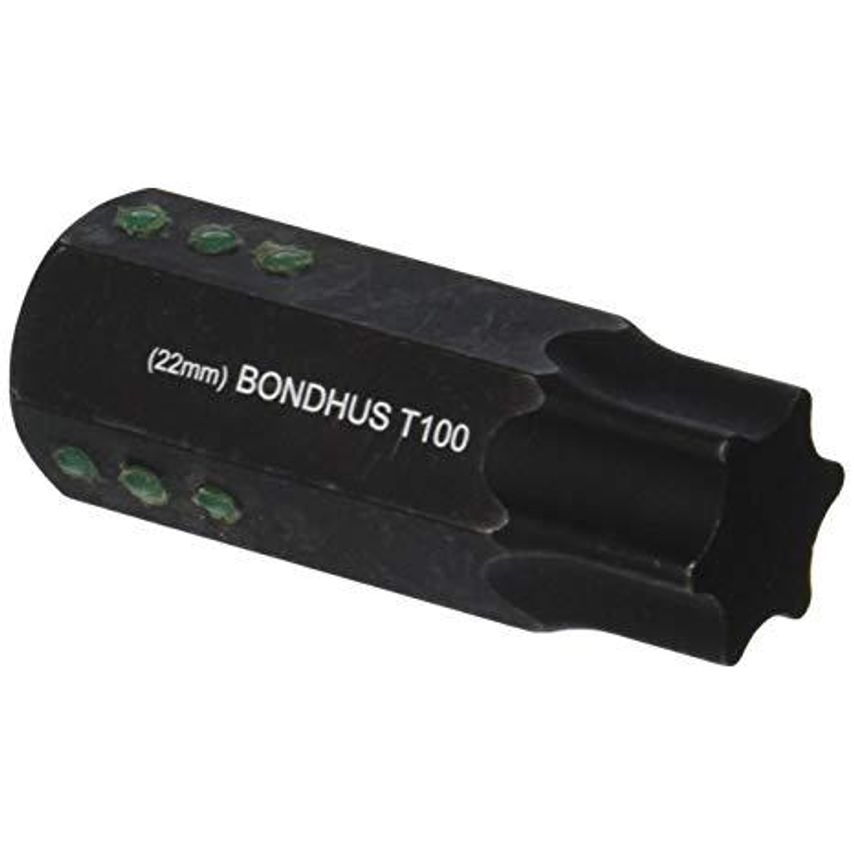 T100 TORX 2.5" Inhex Socket Bit, TX100, 32000
