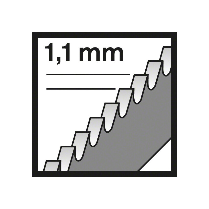 T1018 Afp Precision for Metal-sandwich Jigsaw Blades - 2 608 636 793, Pack of 3