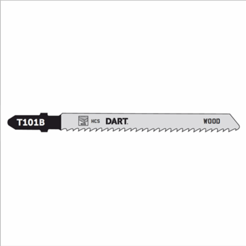 T101B Wood Cutting Jigsaw Blade, Pack of 5