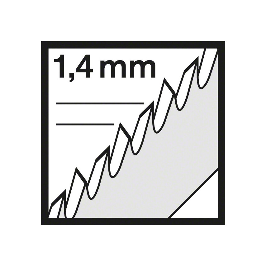 T101 AO Clean for Wood Jigsaw Blades - 2 608 630 031, Pack of 5