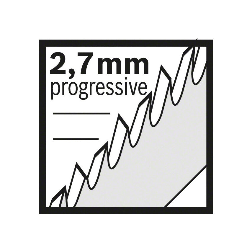 T101 B Clean for Wood Jigsaw Blades - 2 608 630 030, Pack of 3