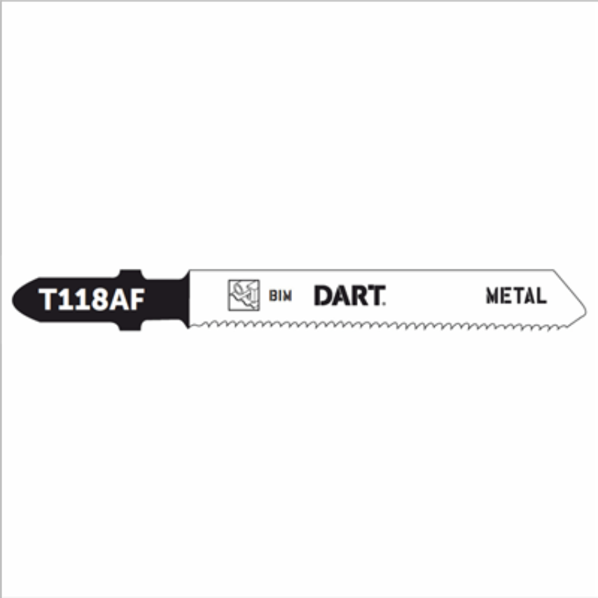 T118AF Metal Cutting Jigsaw Blade, Pack of 5