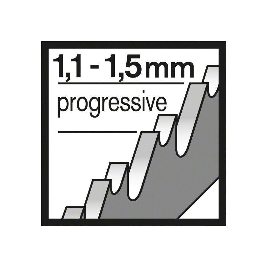 T118 A Basic for Metal Jigsaw Blades - 2 608 631 013, Pack of 5