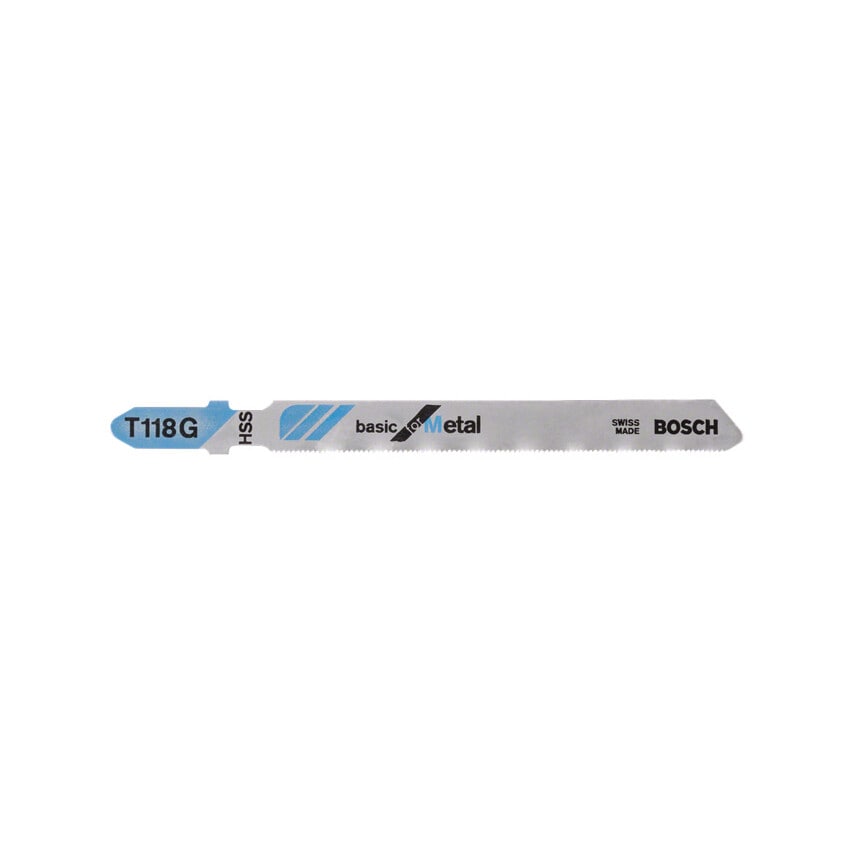 T118 g Basic for Metal Jigsaw Blades - 2 608 631 012, Pack of 5
