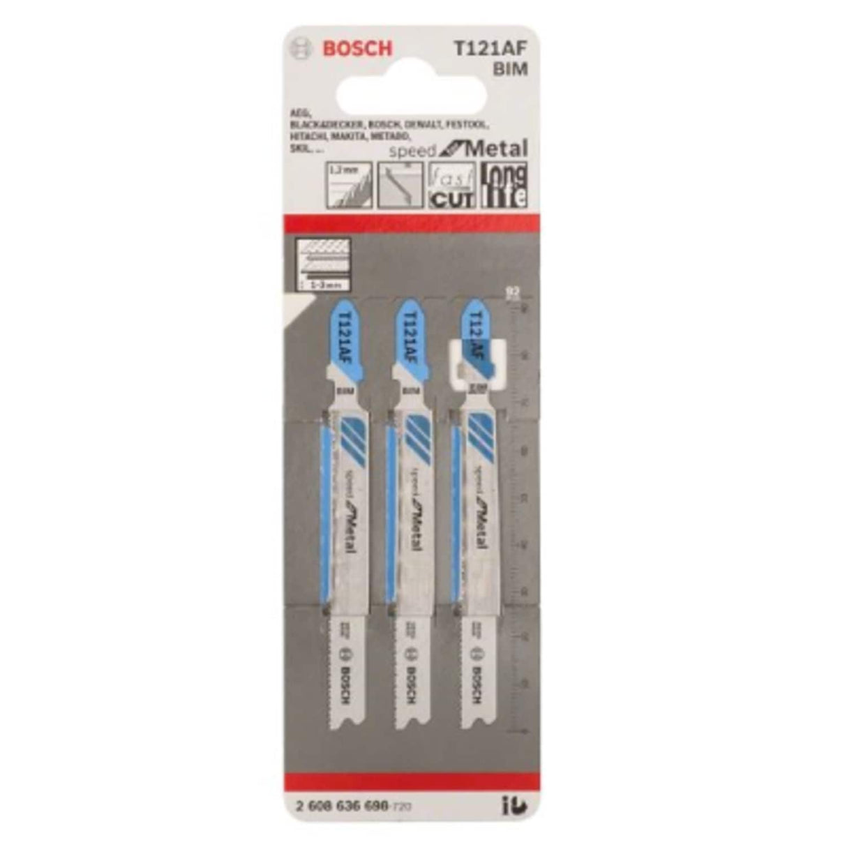 T121AF Speed for Metal Jigsaw Blade