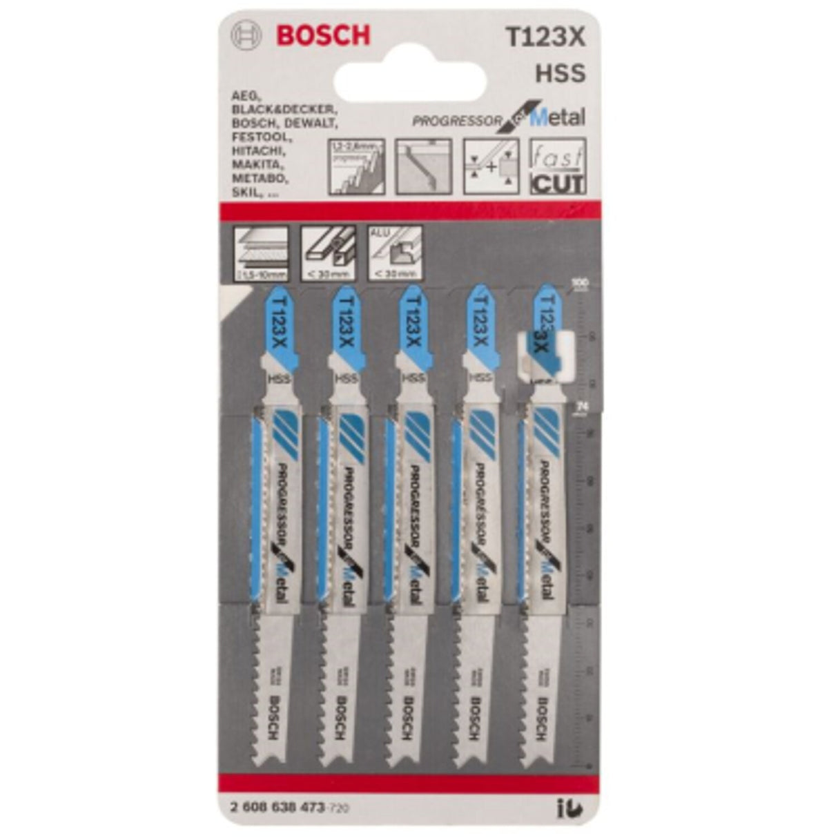 T123X Jigsaw Blades Progressor for Metal