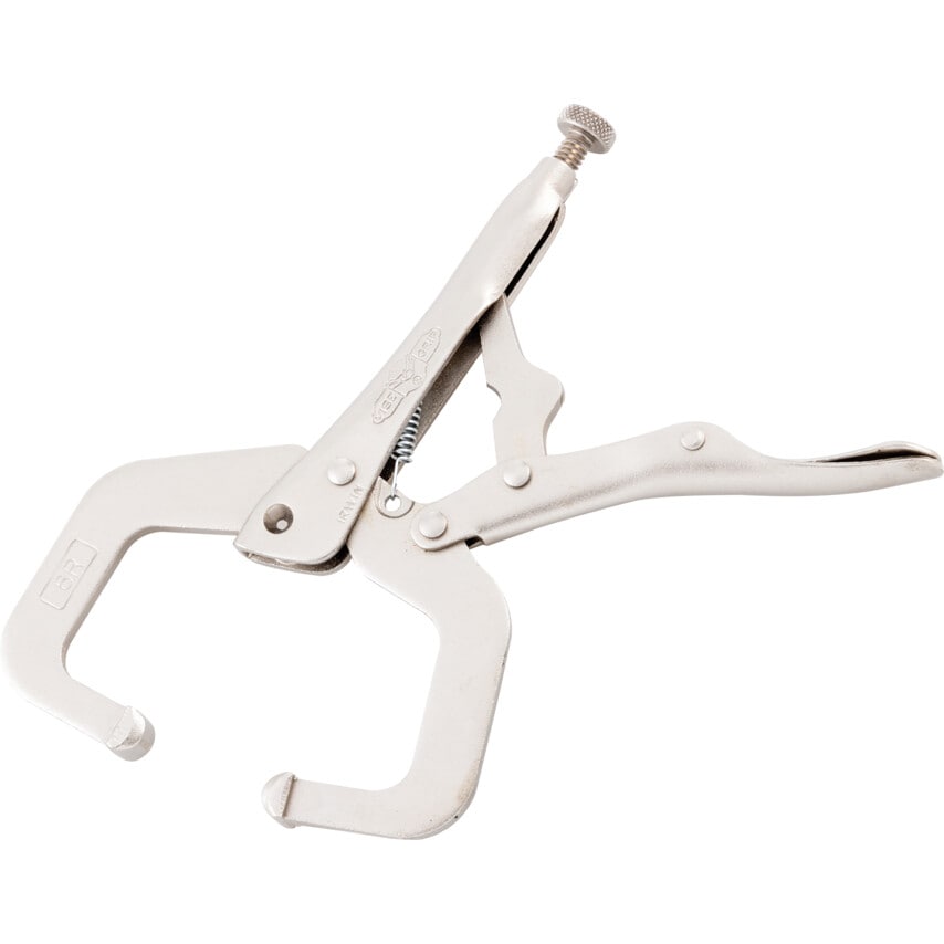 T17EL4 6R 6" Locking C-Clamp Regular Tips