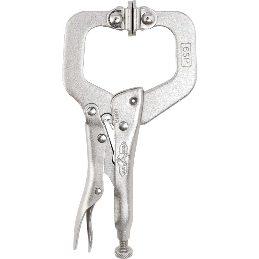 T18EL4 6SP 6" Locking C-Clamp comes with Swivel Pads