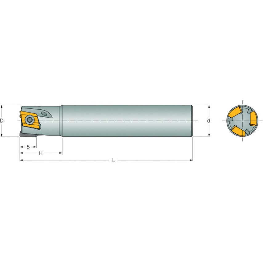 T290 ELN D16-05-C16-05 End Mill