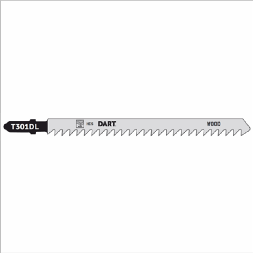 T301DL Wood Cutting Jigsaw Blade, Pack of 5