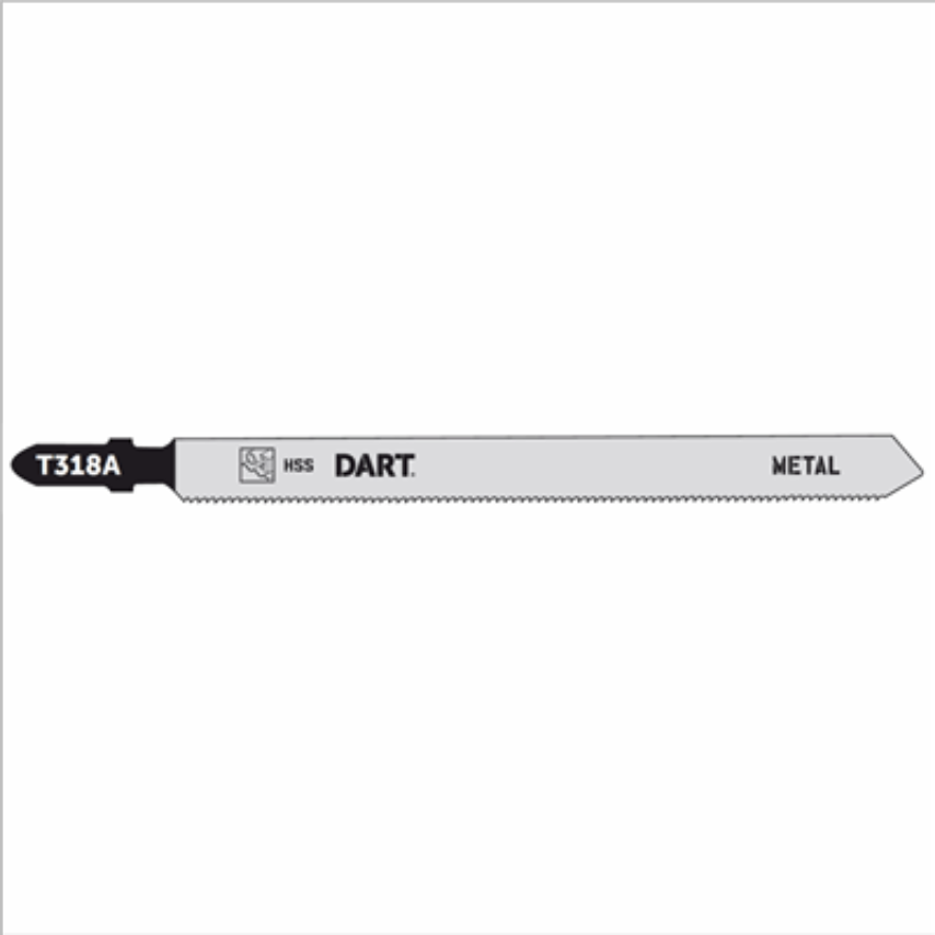 T318A Metal Cutting Jigsaw Blade, Pack of 5