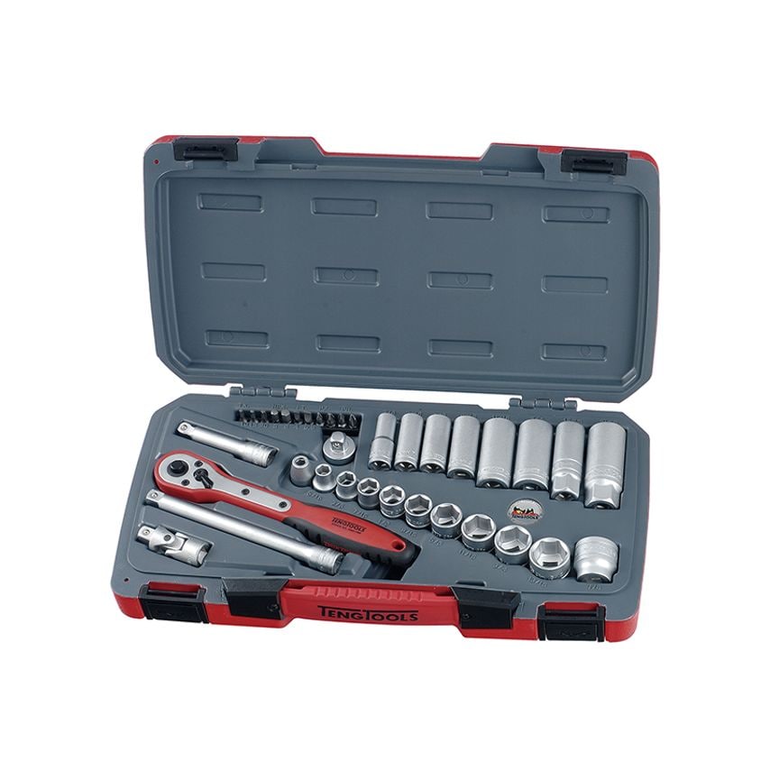 T3835AF Socket Set of 35 A/F 3/8in Drive TENT3835AF