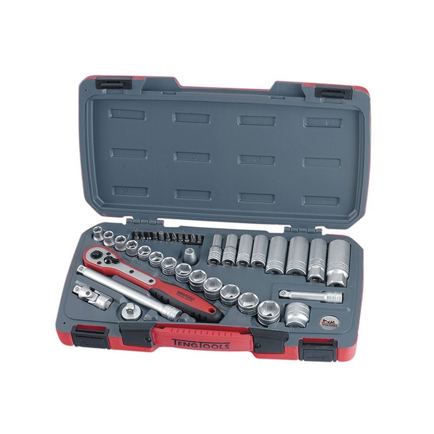 T3839 Socket Set of 39 Metric 3/8in Drive TENT3839
