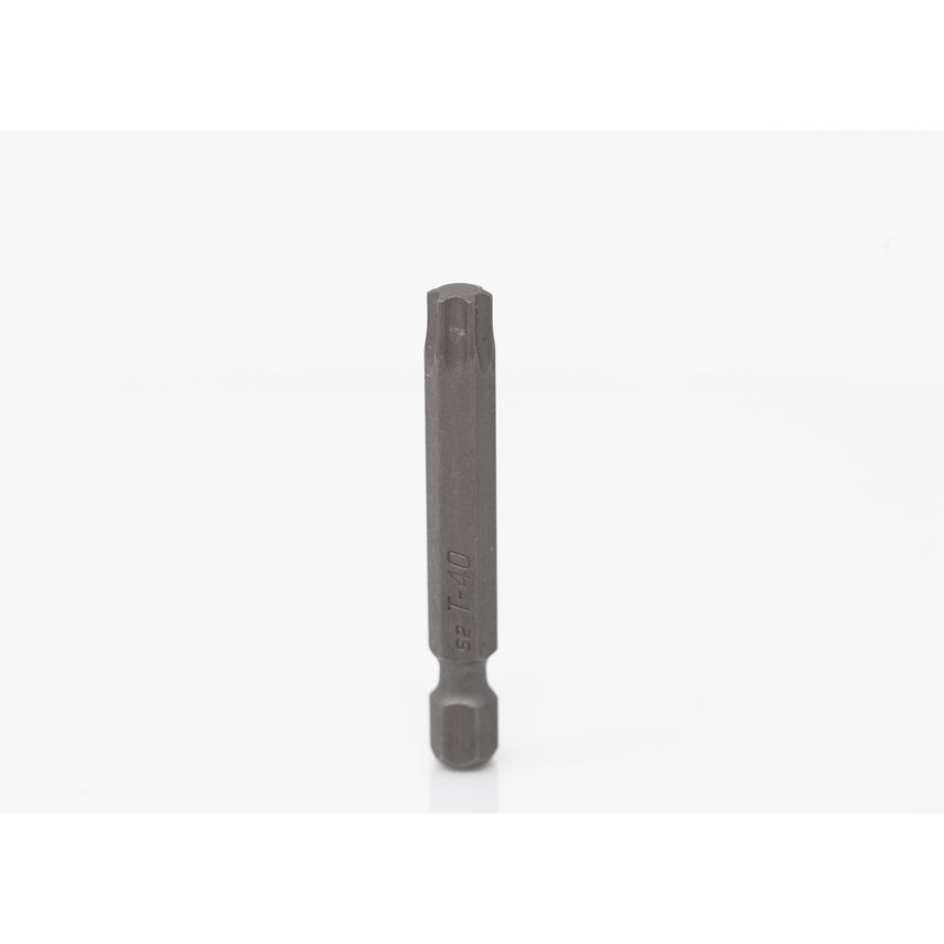 T40 Torx TX-Star 1/4" Hex Insert Bit S2 Steel 50mm Long