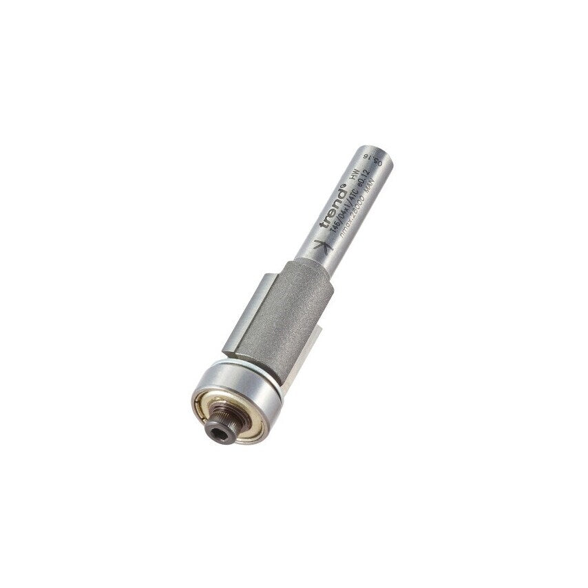 T46/04 1/4" TC Bearing Guided Trimmer Cutter 12.7mm